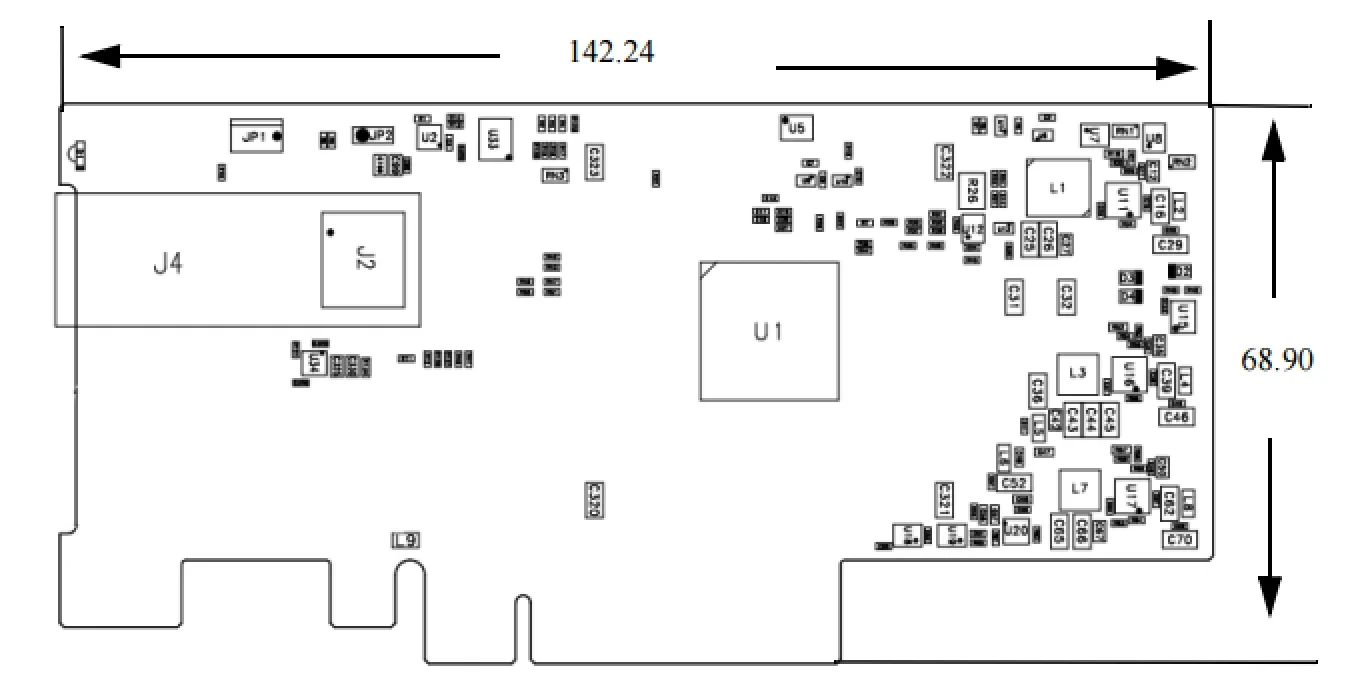 Nvidia 900-9X426-0054-Sq0 MCX414A-Bcat Connectx-4 En नेटवर्क इंटरफेस कार्ड, 40/56gbe ड्यूल-पोर्ट Qsfp28, Pcie3.0 X8, Tall Bracket 0