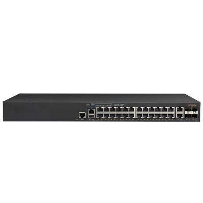 24P 4X1G रूकस नेटवर्क स्विच ICX7150 10/100/1000Mbps RJ-45 PoE 370W