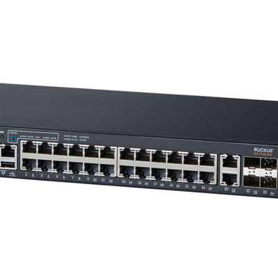 24P 4X1G रूकस नेटवर्क स्विच ICX7150 10/100/1000Mbps RJ-45 PoE 370W