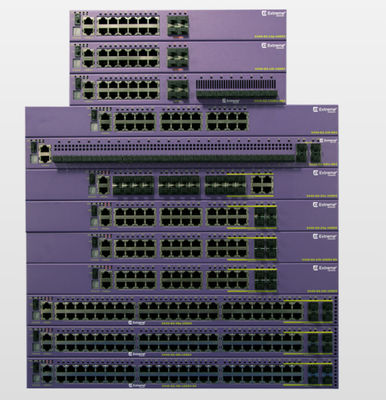 लाइसेंस के माध्यम से 104GBPS 16531 X440 एक्सट्रीम नेटवर्क AVB स्विच G2 12p 10GE4 4