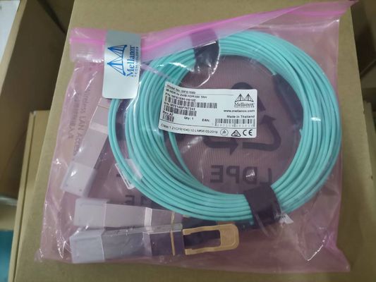 आईबी एचडीआर एमएमएफ स्प्लिटर Mellanox AOC केबल MFS1S50-H020V (QSFP56 से 2xQSFP56)