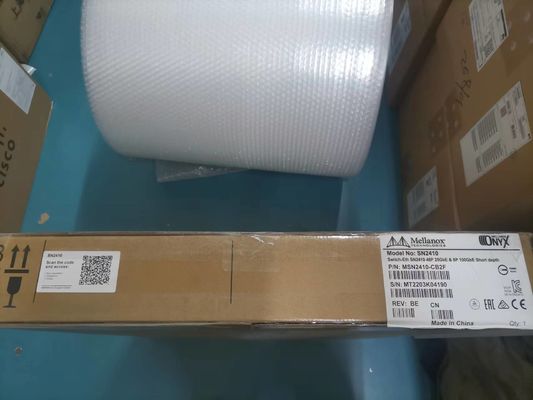 MSN2410-CB2FC मेलानॉक्स sN2410Mellanox नेटवर्क स्विच क्यूम्यलस लिनक्स 48 SFP28 पोर्ट 8 QSFP28 पोर्ट