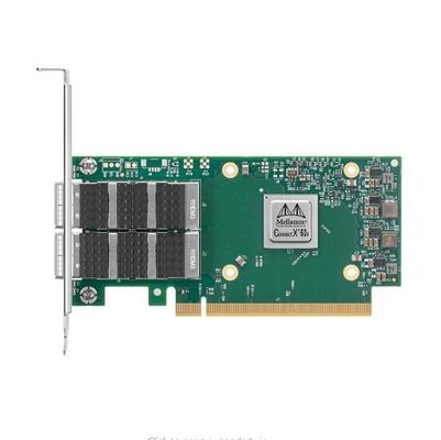 QSFP56 मेलानॉक्स ईथरनेट एडेप्टर NIC ConnectX-6 Dx EN 100GbE नेटवर्क कार्ड MCX623106AN-CDAT