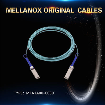 एक्टिव ऑप्टिकल AOC मेलानॉक्स 100GbE केबल्स MFA1A00-C030 QSFP LSZH 30m