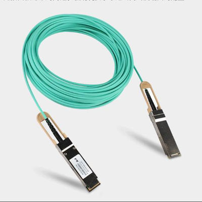 QSFP LSZH Mellanox AOC एक्टिव ऑप्टिकल केबल MFA1A00-C050 100GbE 50m नया और मूल