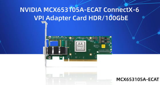 10GB Mellanox नेटवर्क कार्ड MCX653105A-ECAT-SP MCX653106A-ECAT