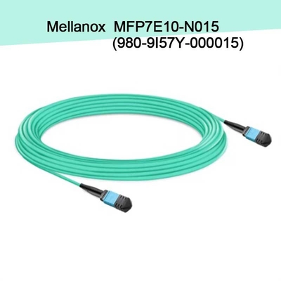 MFP7E10-N015 ((980-9I57Y-000015) Mellanox AOC MPO-12/APC-To MPO12/APC 8 फाइबर 15M