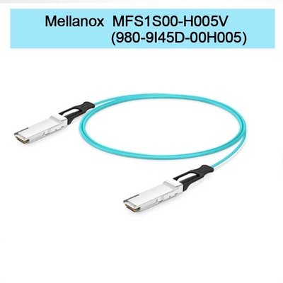 MFS1S00-H005V ((980-9I45D-00H005) Aoc एक्टिव ऑप्टिकल केबल 200Gb/S IB HDR QSFP56 5m तक