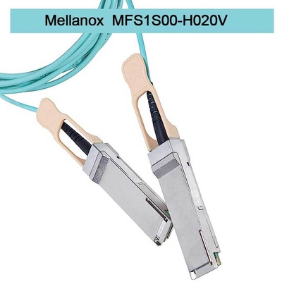 MFS1S00-H020V(980-9I45T-00H020) मेल्लानॉक्स एओसी केबल ईथरनेट 200GbE QSFP56 एक्टिव ऑप्टिकल केबल इन्फिनिबैंड केबल