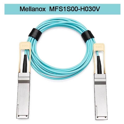 MFS1S00-H030V(980-9I440-00H030) एओसी नेटवर्क केबल आईबी एचडीआर 200Gb/S तक QSFP56 30m 200GBase-AOC QSFP56 से QSFP56