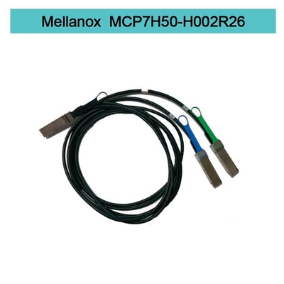 MCP7H50-H002R26 मेलानॉक्स इनफिनिबैंड केबल 200Gb/S से 2x100Gb/S 2.0m