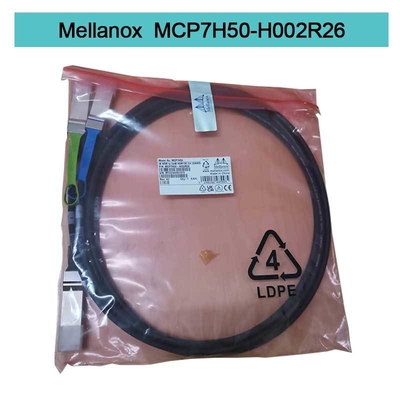 MCP7H50-H002R26 मेलानॉक्स इनफिनिबैंड केबल 200Gb/S से 2x100Gb/S 2.0m