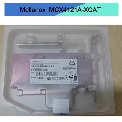 MCX4121A-XCAT ConnectX-4 Lx EN मेलानॉक्स नेटवर्क कार्ड 10GbE डुअल पोर्ट SFP28 PCIe3.0 X8