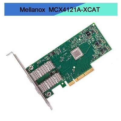 MCX4121A-XCAT ConnectX-4 Lx EN मेलानॉक्स नेटवर्क कार्ड 10GbE डुअल पोर्ट SFP28 PCIe3.0 X8