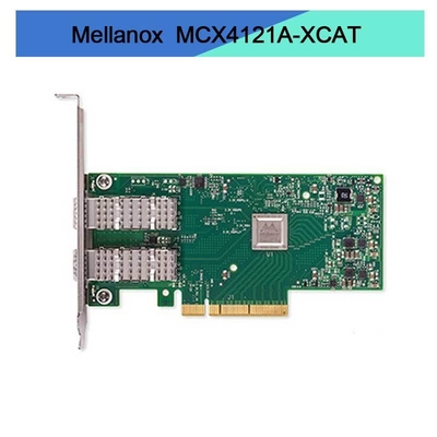 MCX4121A-XCAT ConnectX-4 Lx EN मेलानॉक्स नेटवर्क कार्ड 10GbE डुअल पोर्ट SFP28 PCIe3.0 X8