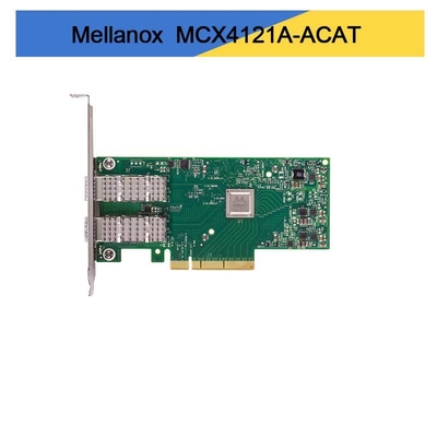 Mellanox ConnectX-4 Lx EN 25GbE डुअल पोर्ट SFP28 PCIe3.0 X8 नेटवर्क इंटरफ़ेस कार्ड MCX4121A-ACAT
