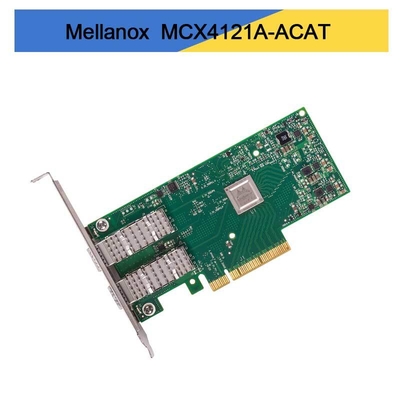 Mellanox ConnectX-4 Lx EN 25GbE डुअल पोर्ट SFP28 PCIe3.0 X8 नेटवर्क इंटरफ़ेस कार्ड MCX4121A-ACAT