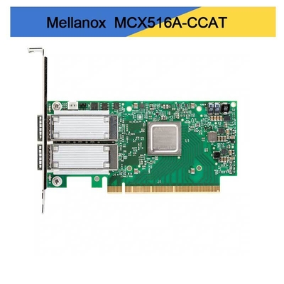 CX516A ConnectX-5 100GbE MCX516A-CCAT दोहरी पोर्ट QSFP28 PCI-E एडाप्टर