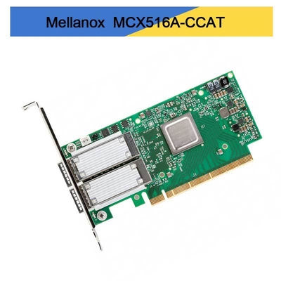 CX516A ConnectX-5 100GbE MCX516A-CCAT दोहरी पोर्ट QSFP28 PCI-E एडाप्टर
