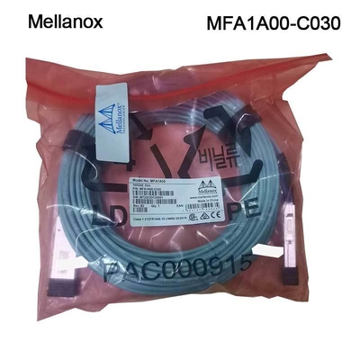 एक्टिव ऑप्टिकल AOC मेलानॉक्स 100GbE केबल्स MFA1A00-C030 QSFP LSZH 30m
