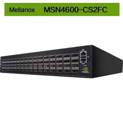 100GbE 2U ओपन मेलनॉक्स नेटवर्क स्विच MSN4600-CS2FC Cumulus Ethernet के साथ