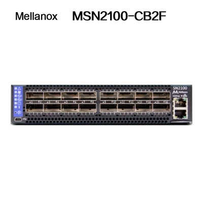 MSN2100-CB2F मेलानॉक्स ईथरनेट स्विच आधी चौड़ाई 10/25GbE और 100GbE