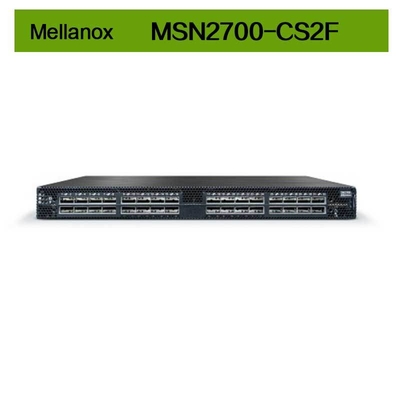 MSN2700-CS2F Mellanox स्विच स्पेक्ट्रम आधारित 32 पोर्ट 100GbE ओपन ईथरनेट प्लेटफॉर्म