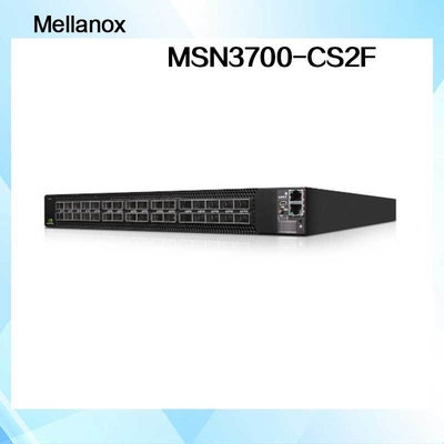 FDR मेलानॉक्स नेटवर्क स्विच MSN3700-CS2F 100GbE 1U 2 पावर सप्लाई (AC)
