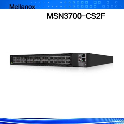 FDR मेलानॉक्स नेटवर्क स्विच MSN3700-CS2F 100GbE 1U 2 पावर सप्लाई (AC)