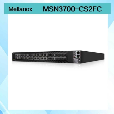 क्यूम्यलस लिनक्स 2 एसी पीएसयू मेलानॉक्स नेटवर्क स्विच MSN3700 - CS2FC 100GbE 1U 32 QSFP28 पोर्ट