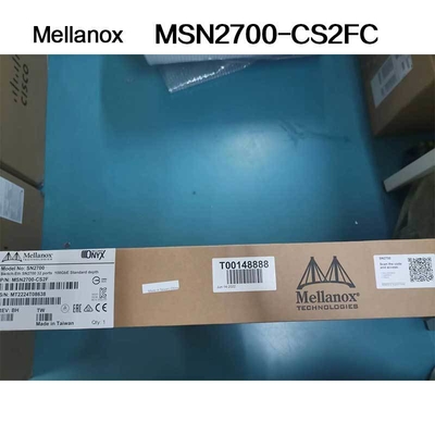 फुल डुप्लेक्स क्यूम्यलस लिनक्स मेलानॉक्स नेटवर्क स्विच MSN2700 - CS2FC 100GbE 1U
