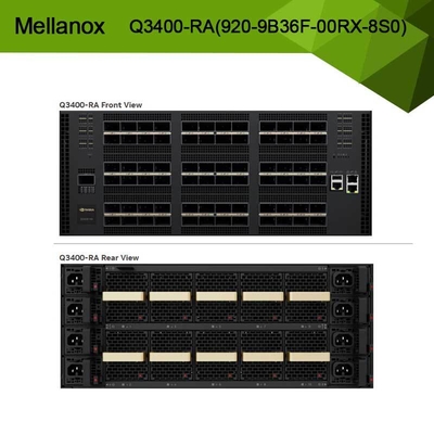 क्वांटम-3 आधारित XDR इन्फिनिबैंड स्विच Q3400-RA 920-9B36F-00RX-8S0 4U 144 XDR पोर्ट्स ओवर 72 OSFP केज 8 पावर सप्लाई