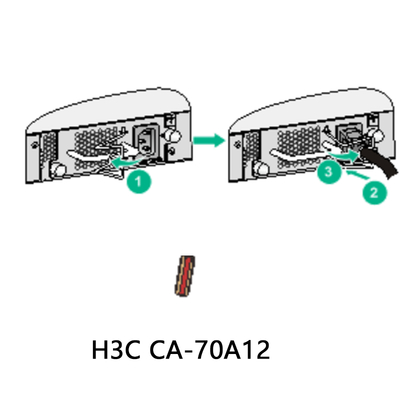 H3c Ca-70A12 उपकरण के लिए उच्च प्रदर्शन सीसी बिजली की आपूर्ति बॉक्स 2.5A