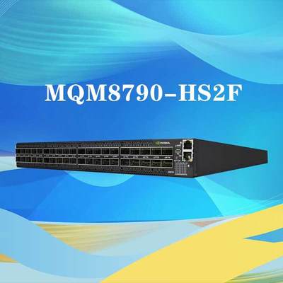 MQM8790-HS2F मेलानॉक्स नेटवर्क स्विच 40 पोर्ट नॉन-ब्लॉकिंग प्रबंधित HDR 200Gb/S