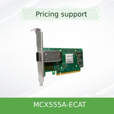 100GB/S नेटवर्किंग MCX555A-Ecat के लिए हाई-स्पीड Connectx-5 EDR एडाप्टर कार्ड