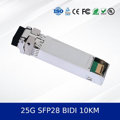 25G SFP28 SR 100M ऑप्टिकल ट्रांससीवर मॉड्यूल 850nm 100m OM4 MMF DDM के साथ