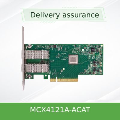 MCX4121A-ACAT ड्युअल ईथरनेट कार्ड मेलानॉक्स नेटवर्क कार्ड एडाप्टर कनेक्टएक्स-4 Lx EN 25GbE SFP28