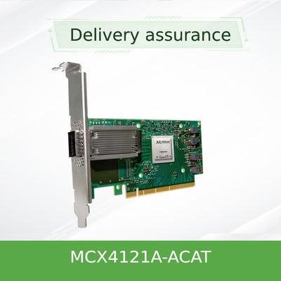 ConnectX-4 Lx EN 25GbE Mellanox नेटवर्क कार्ड डुअल पोर्ट SFP28 PCIe3.0 X8 MCX4121A-ACAT