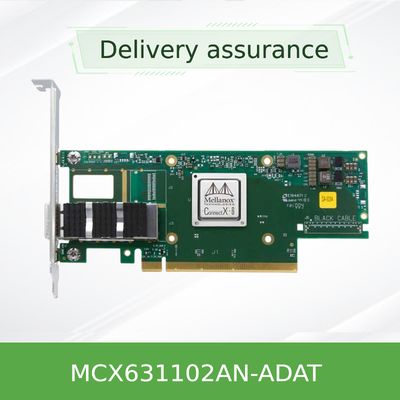 25GB निक मेलानॉक्स नेटवर्क कार्ड MCX631102AN-ADAT डुअल पोर्ट SFP28 PCIE 4.0 X8