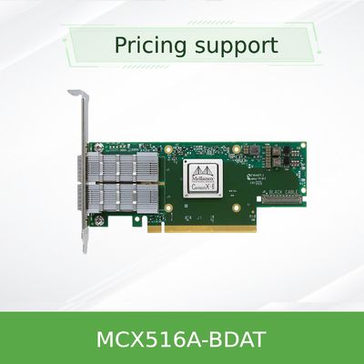 ConnectX-5 Ex EN मेलानॉक्स नेटवर्क एडेप्टर कार्ड MCX516A-BDAT 40GbE 2x पोर्ट QSFP28 4.0 X16
