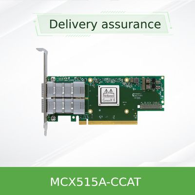 100GbE InfiniBand मेलानॉक्स नेटवर्क कार्ड एडेप्टर MCX515A-CCAT EN 10 25 40 50 Oe स्पीड