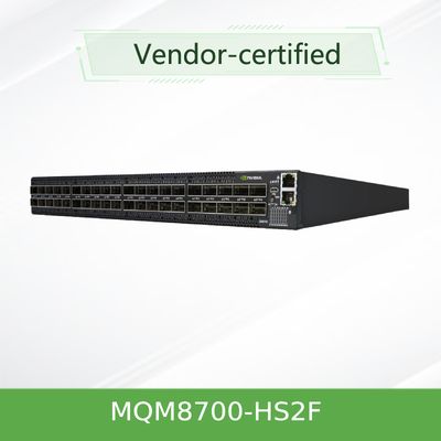 MQM8700-HS2F(920-9B110-00FH-0MD) Mellanox Quantum Hdr Infiniband नेटवर्क स्विच 40 QSFP56 पोर्ट