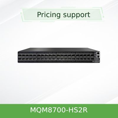 920-9b110-00rh-0m0 Mellanox MQM8700-HS2R(920-9B110-00RH-0M0) क्वांटम एचडीआर इन्फिनिबैंड नेटवर्क स्विच 40 Qsfp56 पोर्ट ट्रांसमिशन दर 10/100/1000Mbps