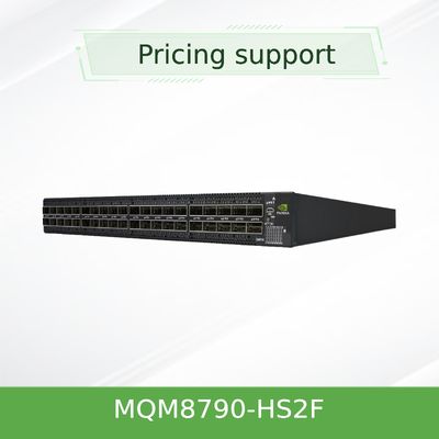 40 QSFP28 पोर्ट गैर अवरोधक HDR Mellanox नेटवर्क स्विच InfiniBand MQM8790-HS2F ((920-9B110-00FH-0D0)