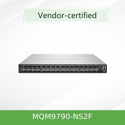 MQM9790-NS2F(920-9B210-00FN-0D0) InfiniBand Mellanox नेटवर्क स्विच 64 पोर्ट 400Gb/S 32 OSFP पोर्ट अनमैनेज्ड