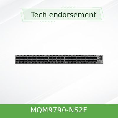 MQM9790-NS2F(920-9B210-00FN-0D0) Mellanox नेटवर्क स्विच P2C एयरफ्लो 64 पोर्ट NDR 32 OSFP पोर्ट अनमैनेज्ड