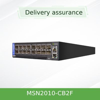 18 SFP28 पोर्ट लिनक्स आधारित मेलानॉक्स ओपन सोर्स नेटवर्क स्विच MSN2010-CB2F 25GbE/100GbE