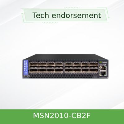 MSN2010-CB2F मेलानॉक्स स्पेक्ट्रम आधुनिक डेटा केंद्रों के लिए स्विच करता है