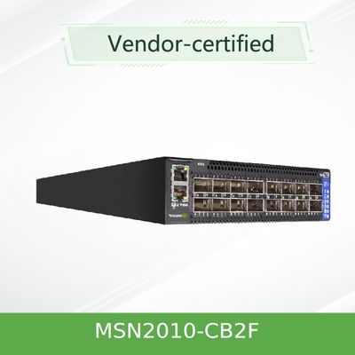 MSN2010-CB2F स्पेक्ट्रम ईथरनेट स्विच 25GbE / 100GbE 1U ओपन