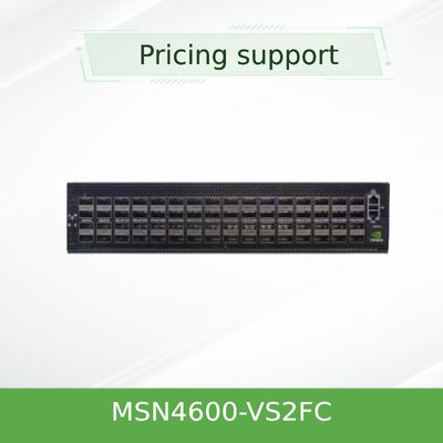 Mellanox ओपन ईथरनेट नेटवर्क स्विच MSN4600-VS2FC स्पेक्ट्रम-3 आधारित 200gbe 2u